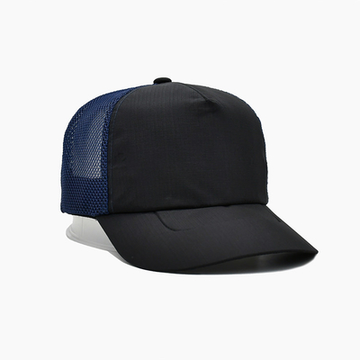 High-Profile Krone hohe Qualität 5 Panel Custom Baumwolle gestickte Logo Mesh Gorra Männer Sport Trucker Kappe