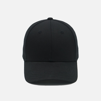 Profil strukturiert 6 Panel Baseball Cap mit gekrümmten Visor und gesticktes Logo