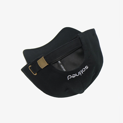 Profil strukturiert 6 Panel Baseball Cap mit gekrümmten Visor und gesticktes Logo