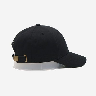 Profil strukturiert 6 Panel Baseball Cap mit gekrümmten Visor und gesticktes Logo