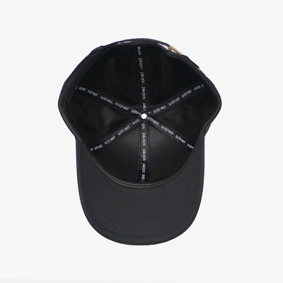 Profil strukturiert 6 Panel Baseball Cap mit gekrümmten Visor und gesticktes Logo