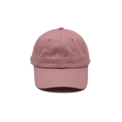 Klassische 6-Panel-Baumwolle Baseballkappe geschwungenes Visor verstellbares Schließen / Schweißband
