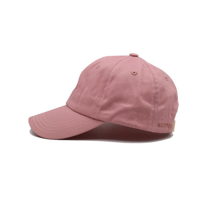 Klassische 6-Panel-Baumwolle Baseballkappe geschwungenes Visor verstellbares Schließen / Schweißband