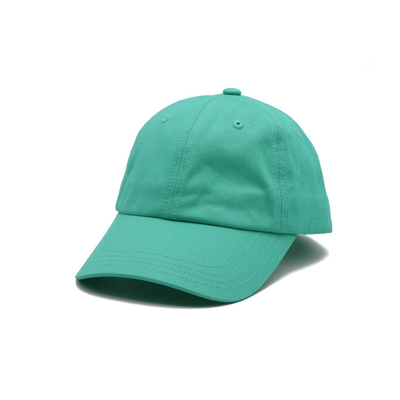 Verstärkte Baumwolle Baseballkappe mit gesticktem Logo, gekrümmter Visor und passenden Nähte