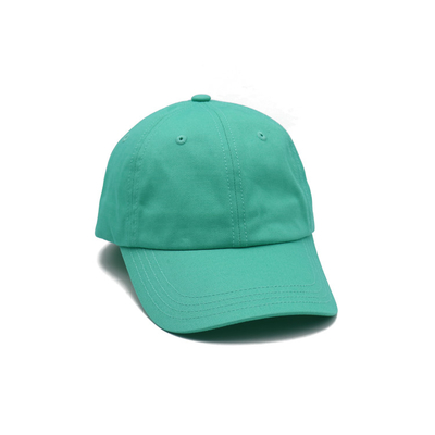 Verstärkte Baumwolle Baseballkappe mit gesticktem Logo, gekrümmter Visor und passenden Nähte