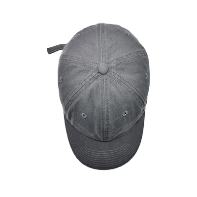 Profil maßgeschneiderte 6-Panel Baseballkappe mit verstellbarem Gurt und geschwungenem Visor
