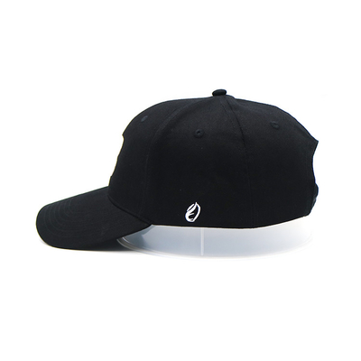 Verstellbares Gurtprofil 6 Panel Baseballkappe mit gekrümmter Visier und verstärkten Nähte