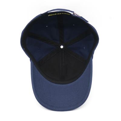 Baumwoll-Sechs-Paneel-Baseball-Kappe - Augenlider