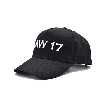 Baumwolle Baseballmütze mit geschwungenem Visor, verstellbarem Gurt und strukturierter Form