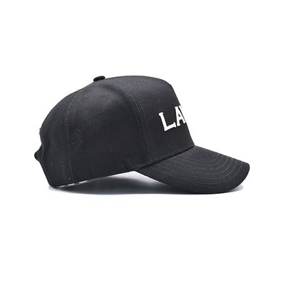 Baumwolle Baseballmütze mit geschwungenem Visor, verstellbarem Gurt und strukturierter Form