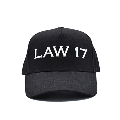 Baumwolle Baseballmütze mit geschwungenem Visor, verstellbarem Gurt und strukturierter Form