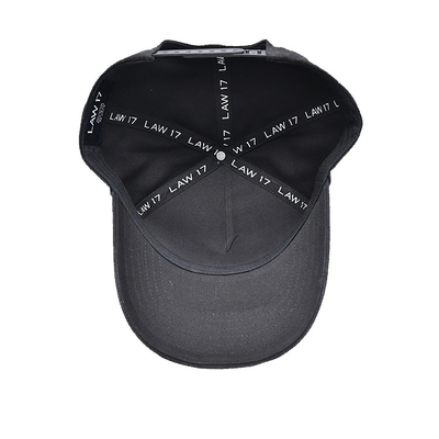 Baumwolle Baseballmütze mit geschwungenem Visor, verstellbarem Gurt und strukturierter Form
