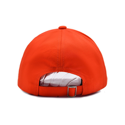 Customized Baumwolle Baseballkappe mit gesticktem Logo gekrümmter Visor verstellbarer Schließung