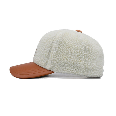 Stylische Baumwoll Baseballmütze mit Farbmatching-Stiche / Profilkrone Polarfleece