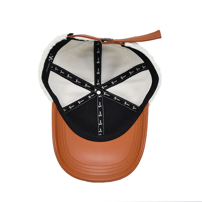 Stylische Baumwoll Baseballmütze mit Farbmatching-Stiche / Profilkrone Polarfleece