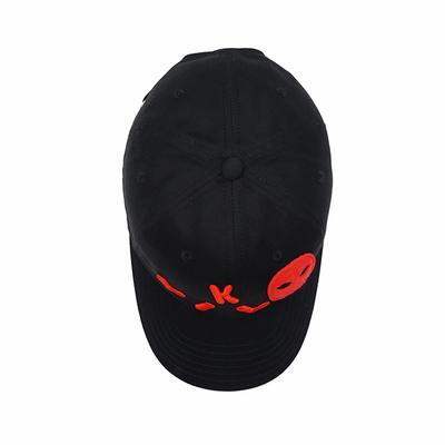 Profil unkonstruiert 6 Panel Baseballkappe mit anpassbaren Farben und verstärkten Nähten