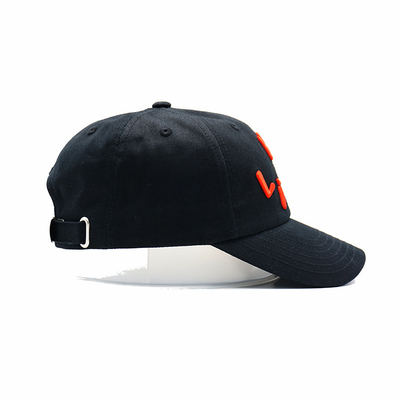 Profil unkonstruiert 6 Panel Baseballkappe mit anpassbaren Farben und verstärkten Nähten