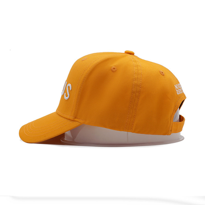 Verstellbares Band, geschwungenes Visierprofil Baseballkappe mit koordiniertem Stofffarbstich
