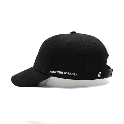 Unstrukturierte 6-Panel Baseballkappe mit geschwungenem Visier Farbe anpassen Konstruktion Frontplatte