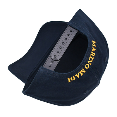 Konstruierte 5-Panel Baseballkappe mit passenden Nähern Verstärkte Nähte Weiches Schweißband