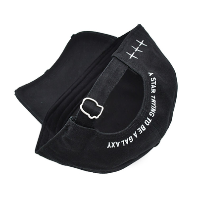 Broderierte Baseballmütze mit Custom Metal Buckle kann Ihr Logo ersetzen