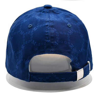 Jacquard-Kappen mit geschwungenem Visor und verstellbarem Gurt mit bestickten Augenlidern