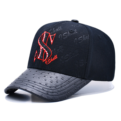Verstellbares Gurtband und strukturiertes Design 6 Panel Baseballkappe für die Personalisierung