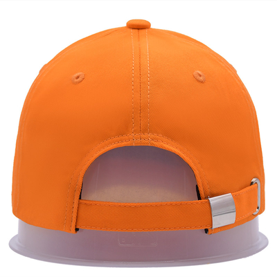 Strukturierte Vorderseite Sechs-Panel Baseballkappe Baumwollgewebe mit Sticklogo