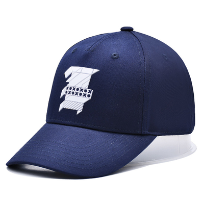 Stylische Baseballmütze aus Baumwollstoff mit gesticktem Logo und Stichen