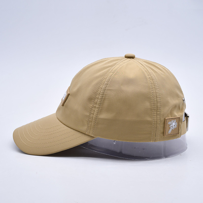 Qualitätsfabrik professionelle 6 Panels Baseballkappe Herstellung mit Gummi-Pflaster