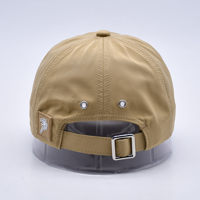 Qualitätsfabrik professionelle 6 Panels Baseballkappe Herstellung mit Gummi-Pflaster