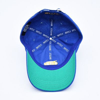 Individuell gestickte Logo unstrukturierte 6 Panel Baseballkappe mit geschwungenem Visor