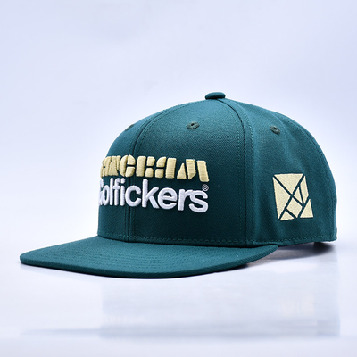 3D Stickerei Logo Stilvolle Qualität 6 Paneele Snapback Hut heiß verkaufen
