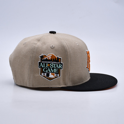 Broderie Custom Logo Leichtgewicht Snapback Kappen für individuelle Anforderungen