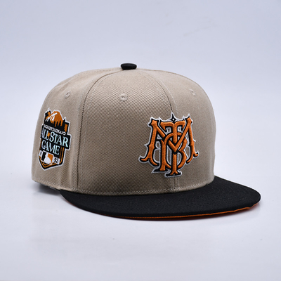 Broderie Custom Logo Leichtgewicht Snapback Kappen für individuelle Anforderungen
