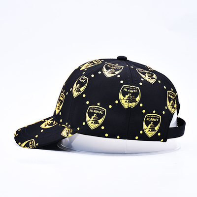 Customized screen printing Logo Unstrukturierte 6 Panel Baseball Cap mit gekrümmtem Visor
