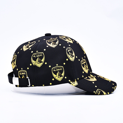 Customized screen printing Logo Unstrukturierte 6 Panel Baseball Cap mit gekrümmtem Visor