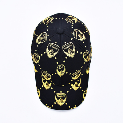Customized screen printing Logo Unstrukturierte 6 Panel Baseball Cap mit gekrümmtem Visor