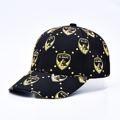 Customized screen printing Logo Unstrukturierte 6 Panel Baseball Cap mit gekrümmtem Visor