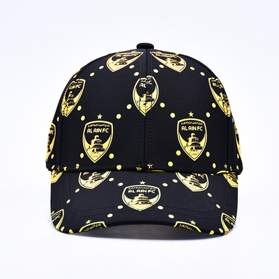 Customized screen printing Logo Unstrukturierte 6 Panel Baseball Cap mit gekrümmtem Visor