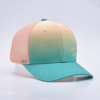 Fabrikpreis Sechs-Panel-Konstruktion Trucker Baseballkappe Passt die Stofffarbe