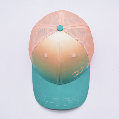 Fabrikpreis Sechs-Panel-Konstruktion Trucker Baseballkappe Passt die Stofffarbe
