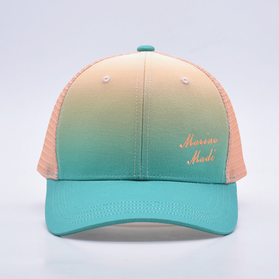 Fabrikpreis Sechs-Panel-Konstruktion Trucker Baseballkappe Passt die Stofffarbe