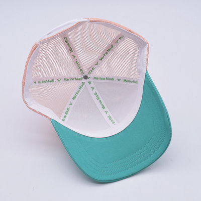 Fabrikpreis Sechs-Panel-Konstruktion Trucker Baseballkappe Passt die Stofffarbe