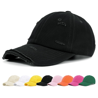 Heiss verkaufte 6 Panel Baseballkappe Cool schwarze Sportmütze Unisex