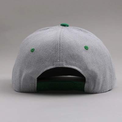 Große Freizeitmütze Freizeitmütze 6 Panel Flat Brim Snapback Kappe für Outdoor-Aktivitäten