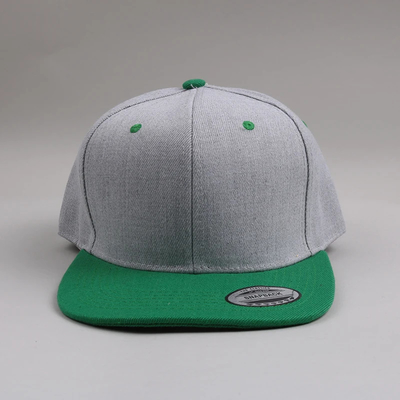 Große Freizeitmütze Freizeitmütze 6 Panel Flat Brim Snapback Kappe für Outdoor-Aktivitäten