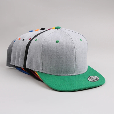 Große Freizeitmütze Freizeitmütze 6 Panel Flat Brim Snapback Kappe für Outdoor-Aktivitäten