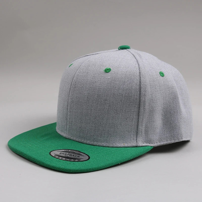 Große Freizeitmütze Freizeitmütze 6 Panel Flat Brim Snapback Kappe für Outdoor-Aktivitäten