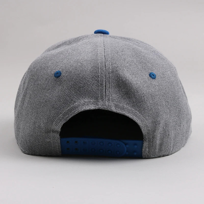 Neue Erwachsene 6 Panel Snapback Kappe Custom Zwei-Ton-Flachkante Snapback Kappe